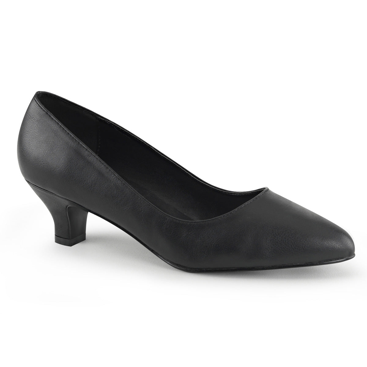 Pleaser Pink Label Fab-420 - Blk Faux Leather