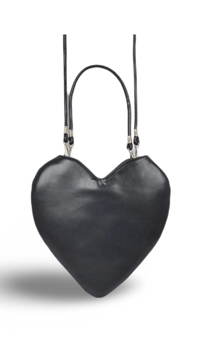 Faux Leather Heart Money Bag - Model Express VancouverAccessories