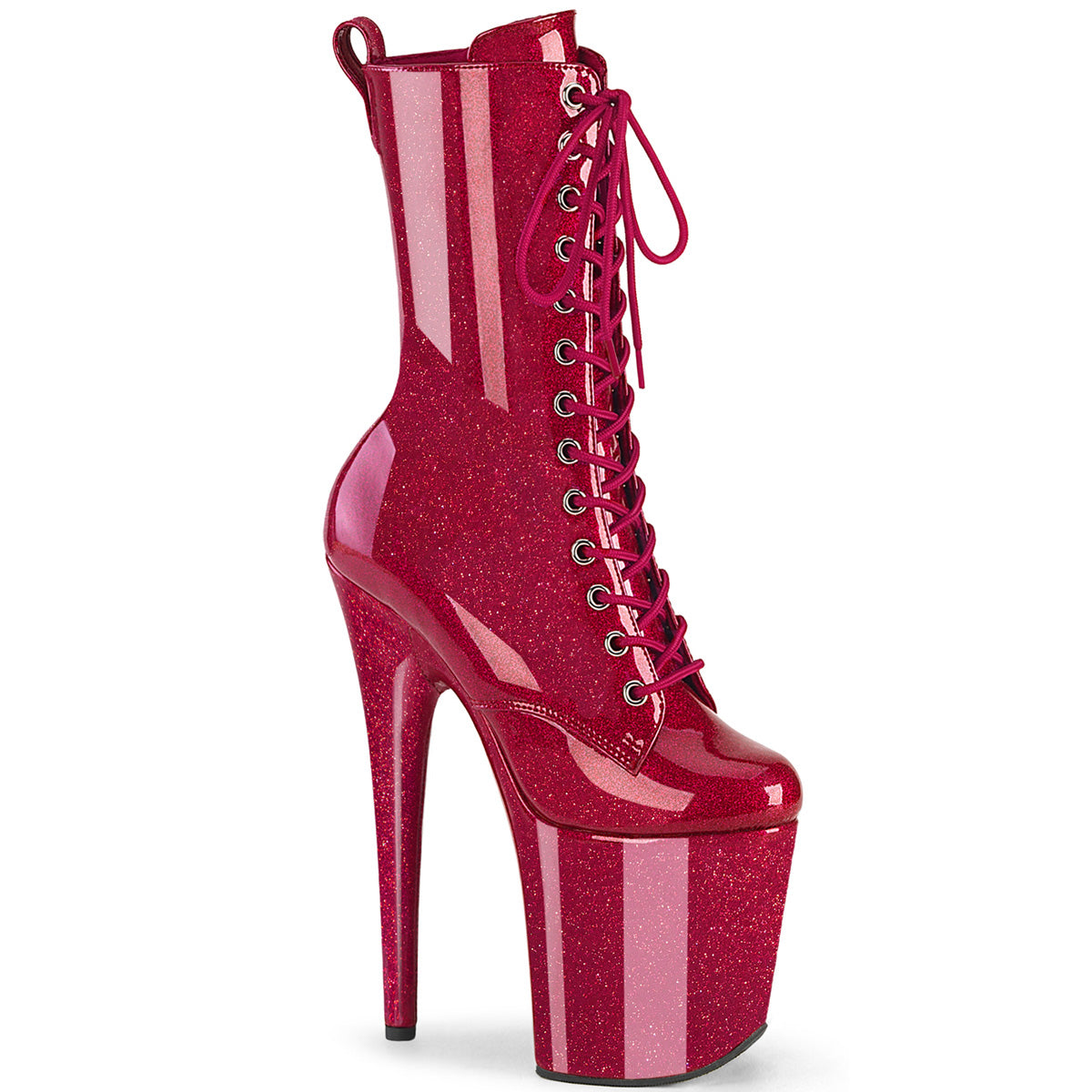 Pleasers Flamingo-1040Gp - Fuchsia Glitter Pat/M