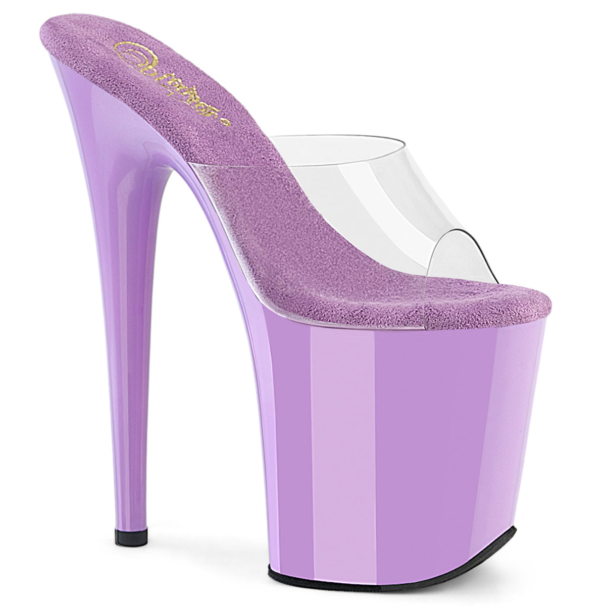 Pleasers Flamingo-801 - Clr/Lavender