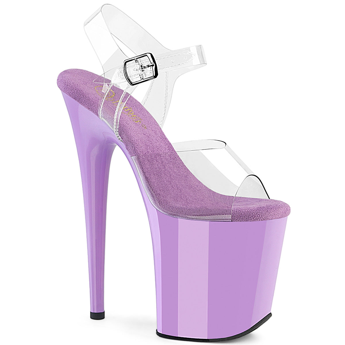Pleasers Flamingo-808 - Clr/Lavender