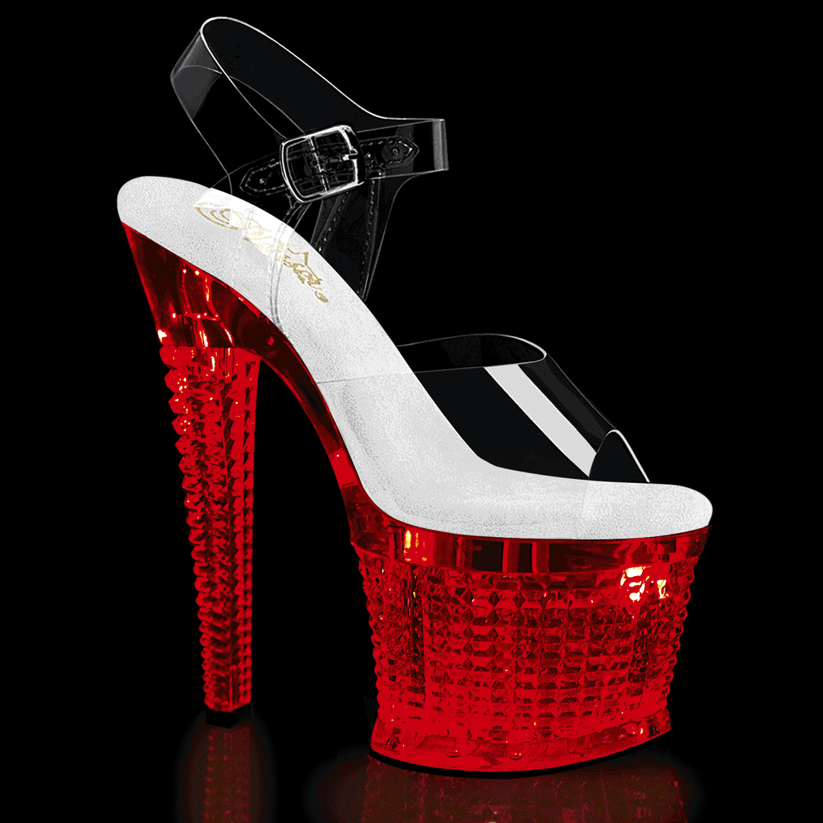 Pleasers Flashdance-708Spec - Clr/Clr