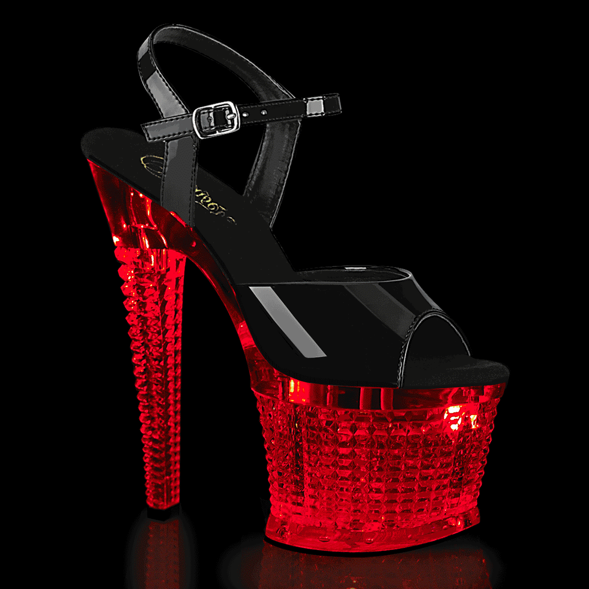 Pleasers Flashdance-709Spec - Blk/Clr