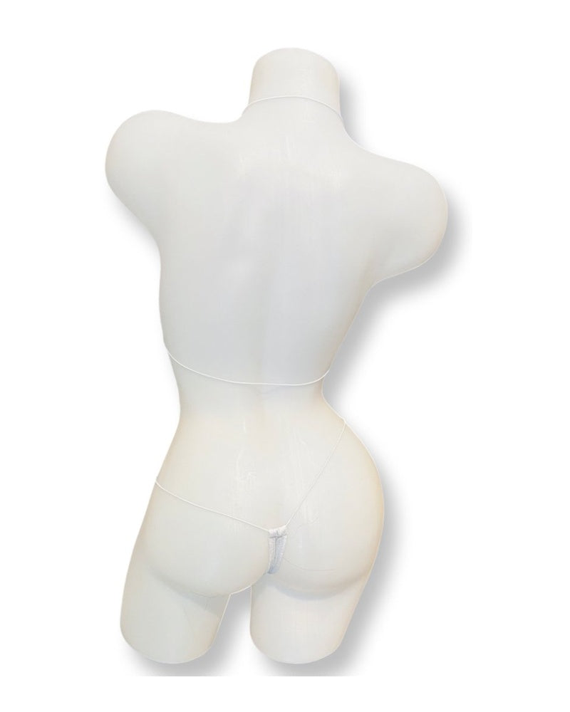 Foil Micro Nudie Bikini Silver - Model Express Vancouver
