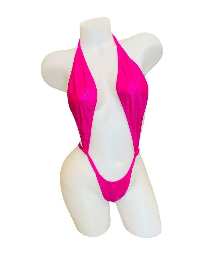 Foil Slingshot Bikini - Pink - Model Express Vancouver