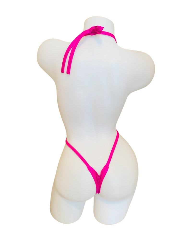 Foil Slingshot Bikini - Pink - Model Express Vancouver