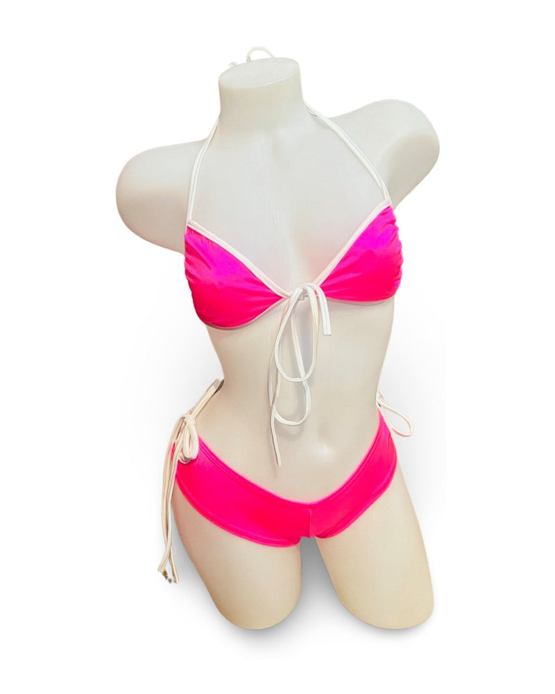 Front Tie Pink/White Set - Model Express Vancouver