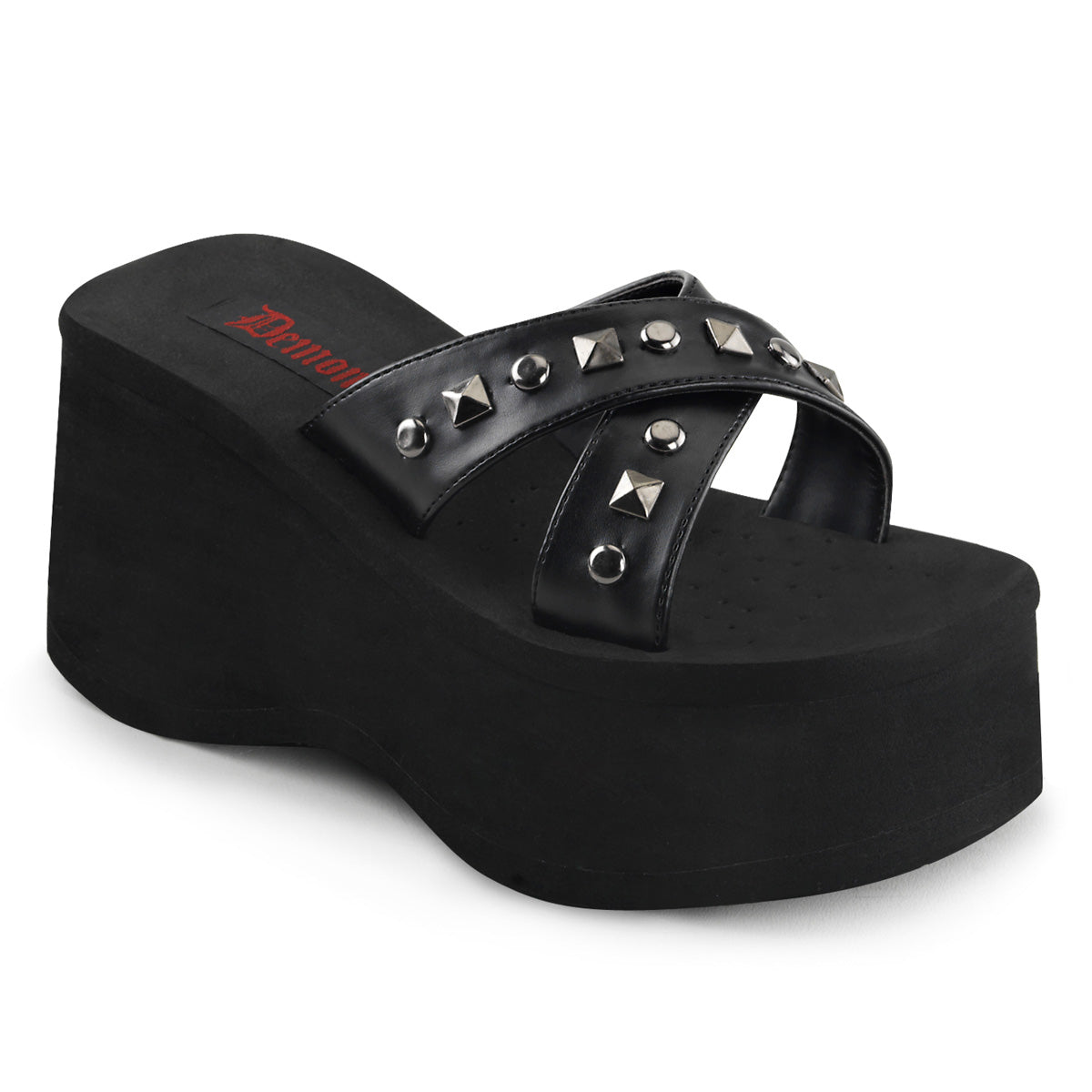 Demonia Funn-29 - Blk Vegan Leather