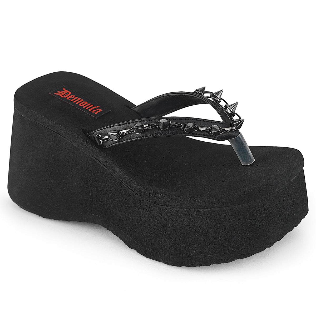 Demonia Funn-35 - Blk Vegan Leather