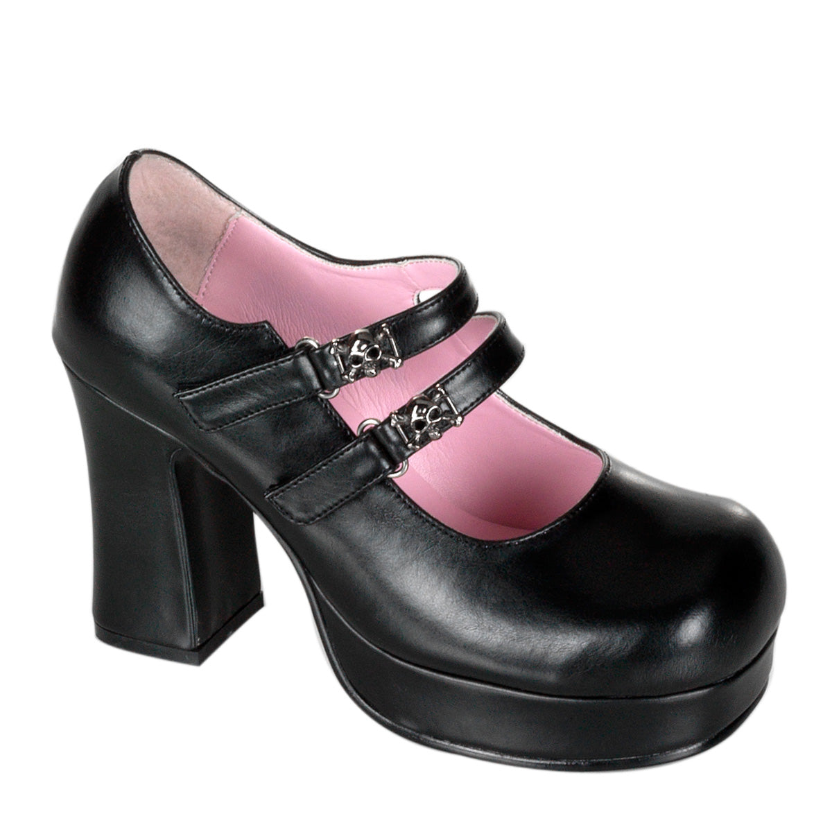 Demonia Gothika-09 - Blk Vegan Leather