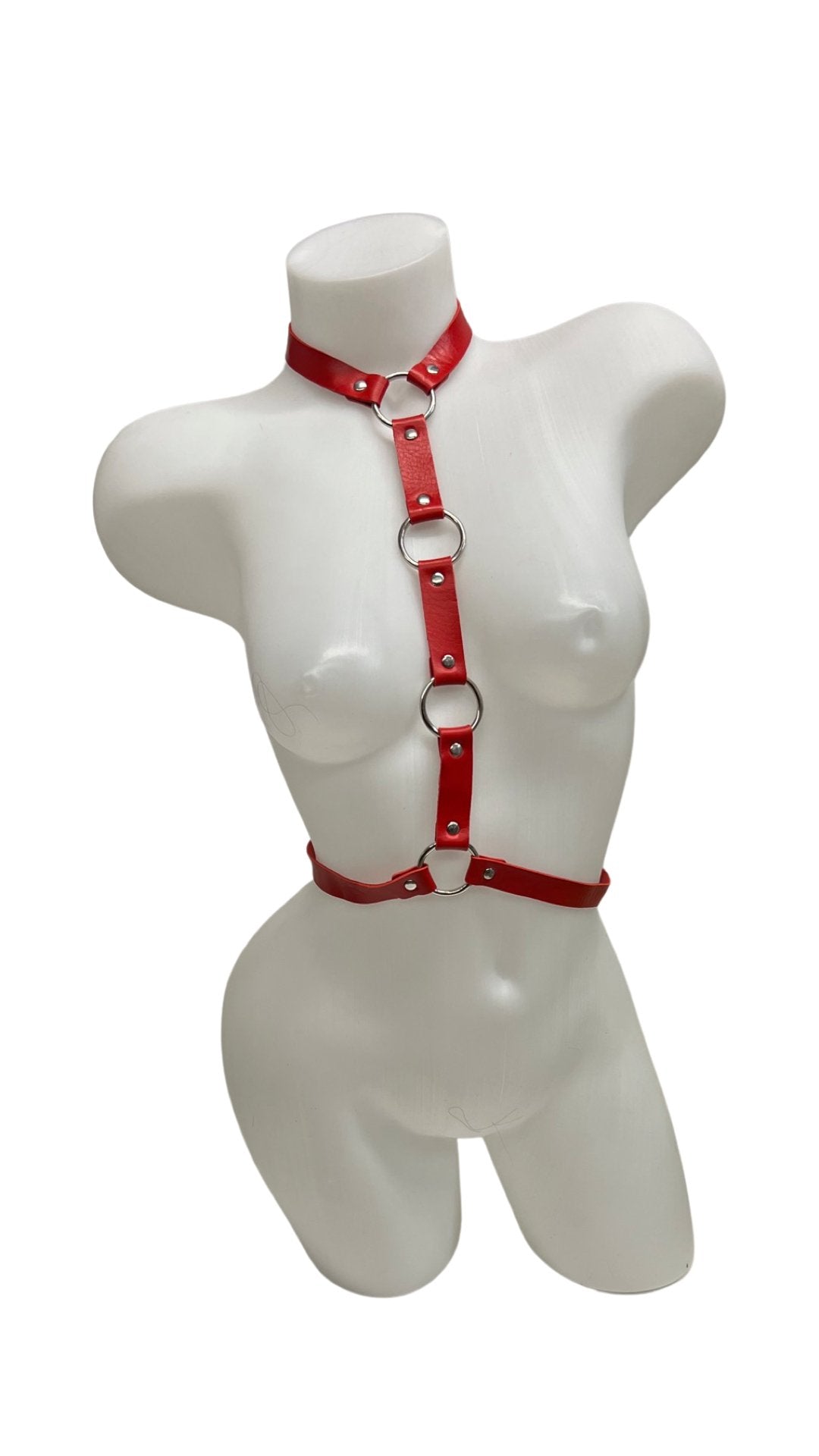 Harness - Choker Harness Red - Model Express Vancouver