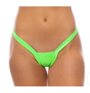 Heart Back Thong Neon Green - Model Express VancouverBikini