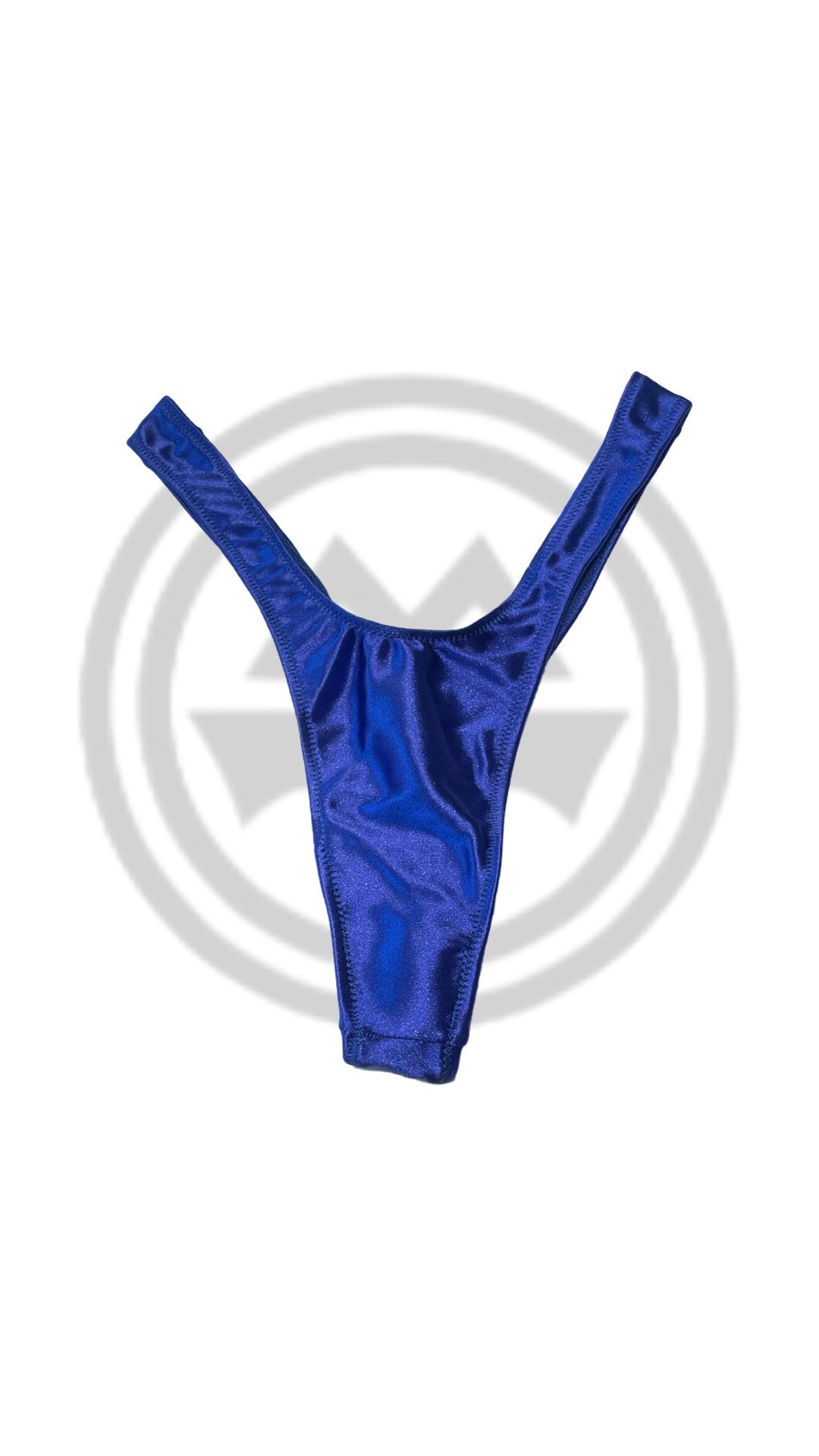 High Cut U - Back Thong - Indigo - Model Express VancouverBikini