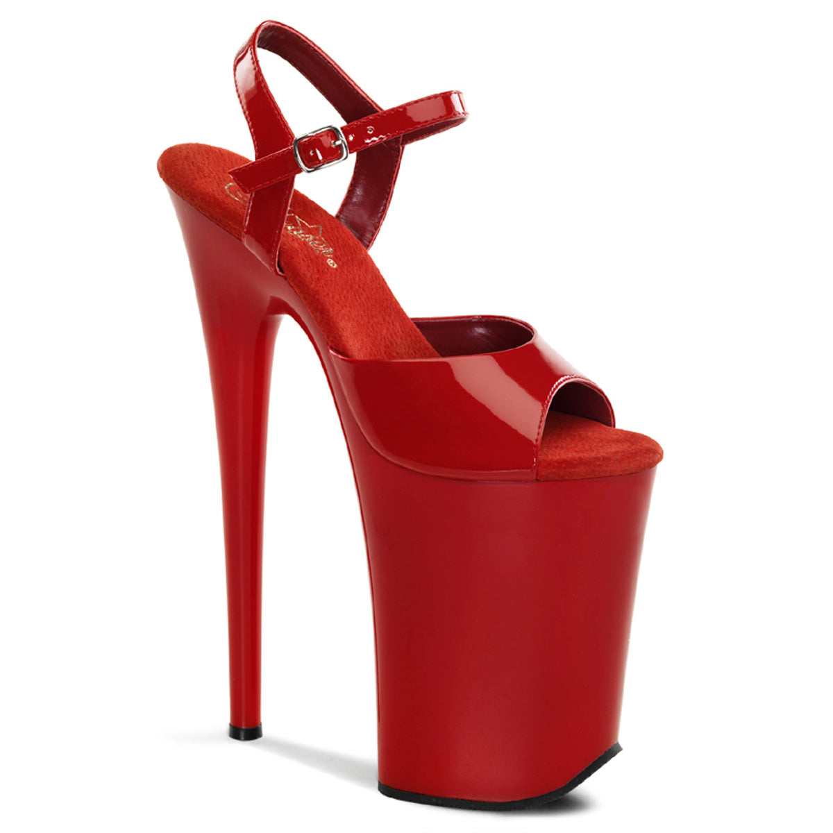 Pleasers Infinity-909 - Red/Red