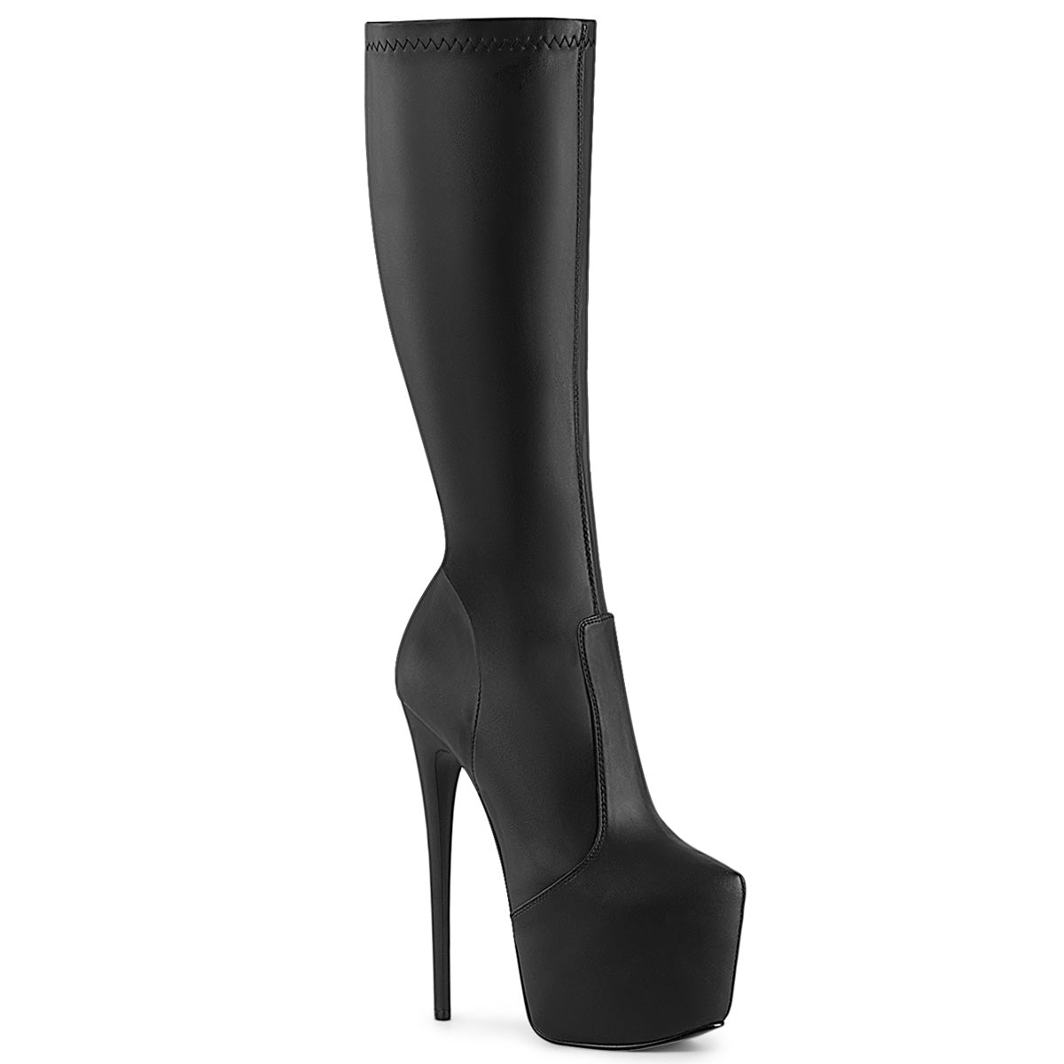 Pleasers Jubilant-2000 - Blk Str. Faux Leather