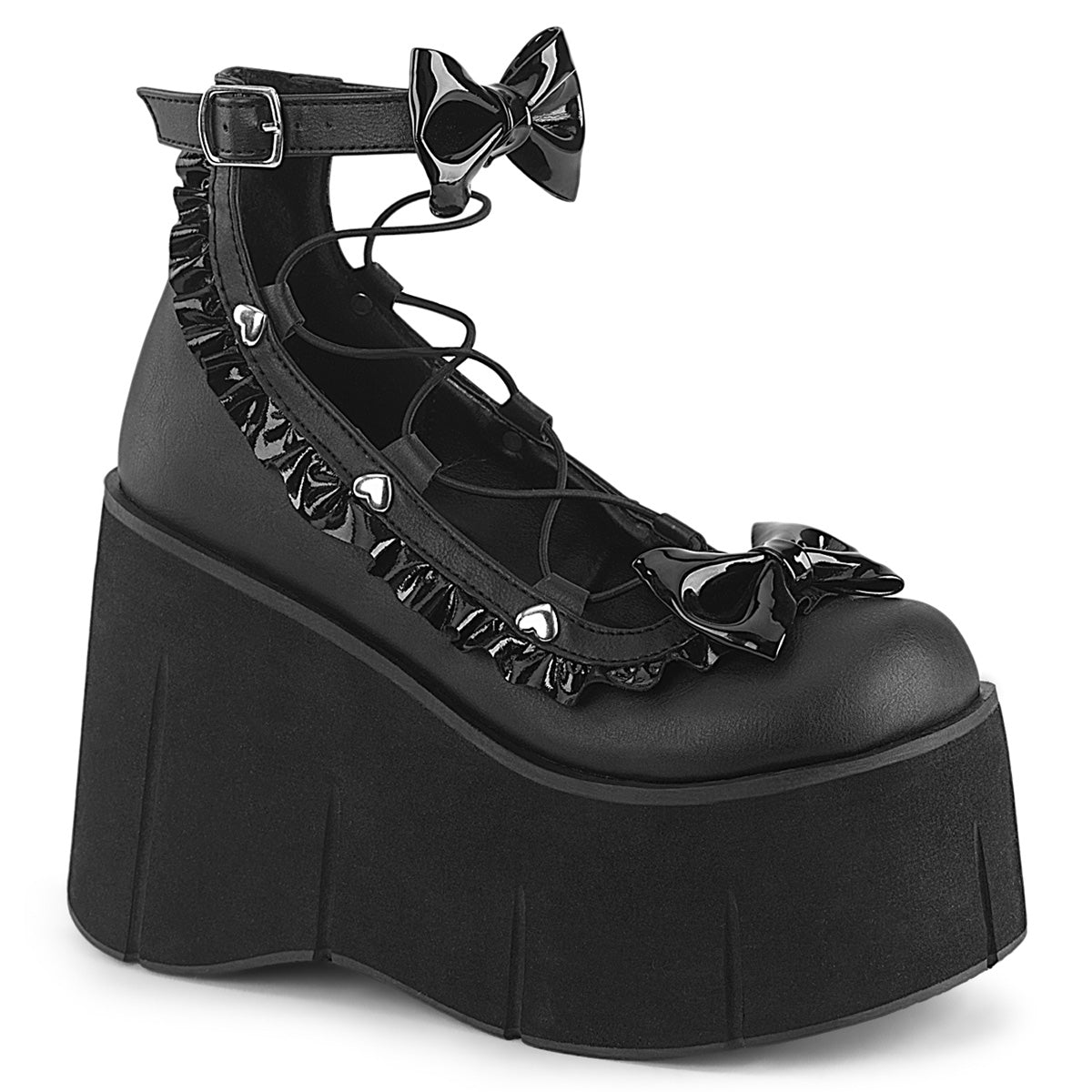Demonia Kera-18 - Blk Vegan Leather