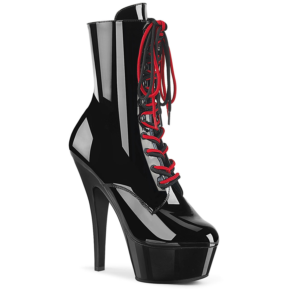 Pleasers Kiss-1020-1 - Blk/Blk