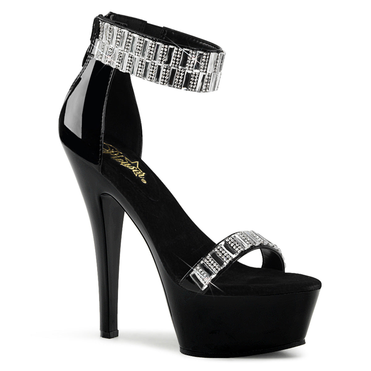 Pleasers Kiss-269Rs - Blk/Blk