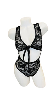 Lace One Piece Black - Model Express VancouverLingerie