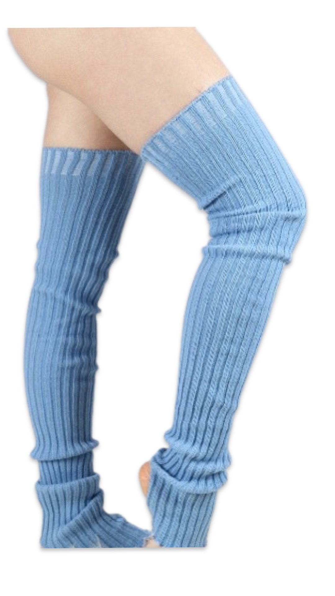 Leg Warmers - Baby Blue - Model Express VancouverHosiery