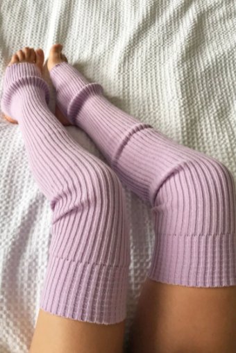 Leg Warmers - Lilac - Model Express VancouverHosiery