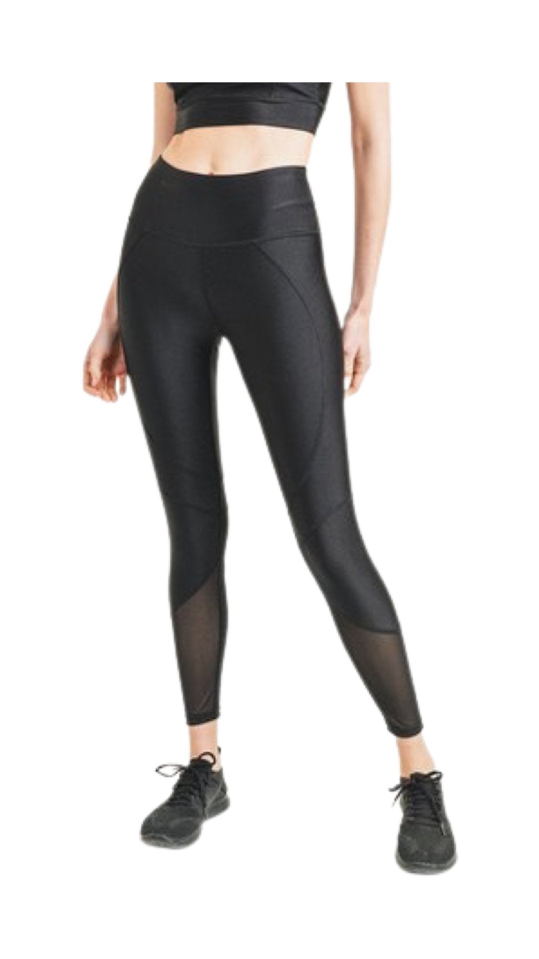 Leggings with Mesh Black - Model Express Vancouver