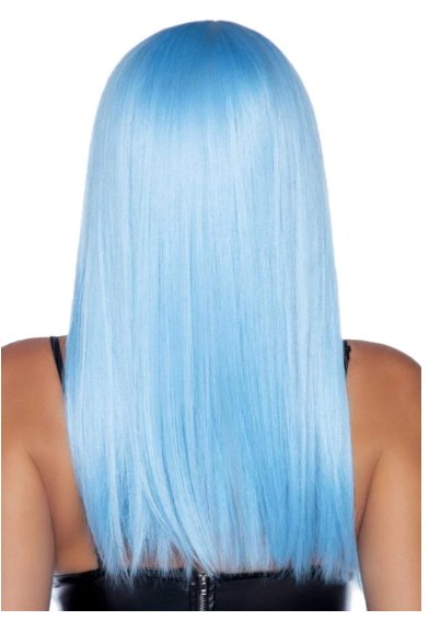 Long Straight Bang Wig - Baby Blue - Model Express VancouverAccessories