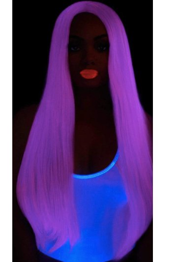 Long Straight Bang Wig - UV Lavender - Model Express VancouverAccessories