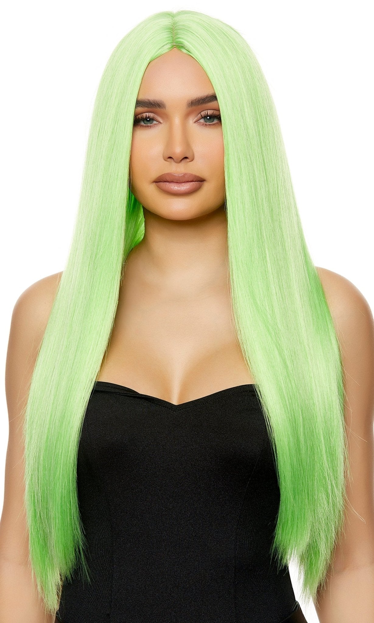 Long Straight Wig Light Green - Model Express VancouverAccessories