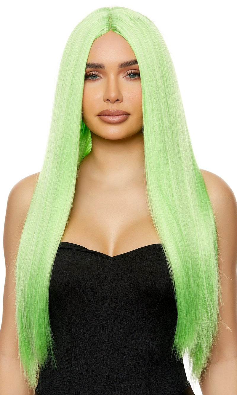 Long Straight Wig Light Green - Model Express VancouverAccessories