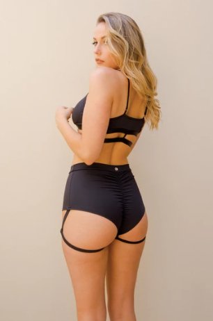 Lure You High Waisted Shorts - Model Express VancouverClothing