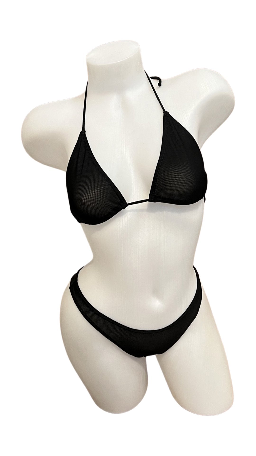 Mesh Bikini Black - Model Express VancouverBikini