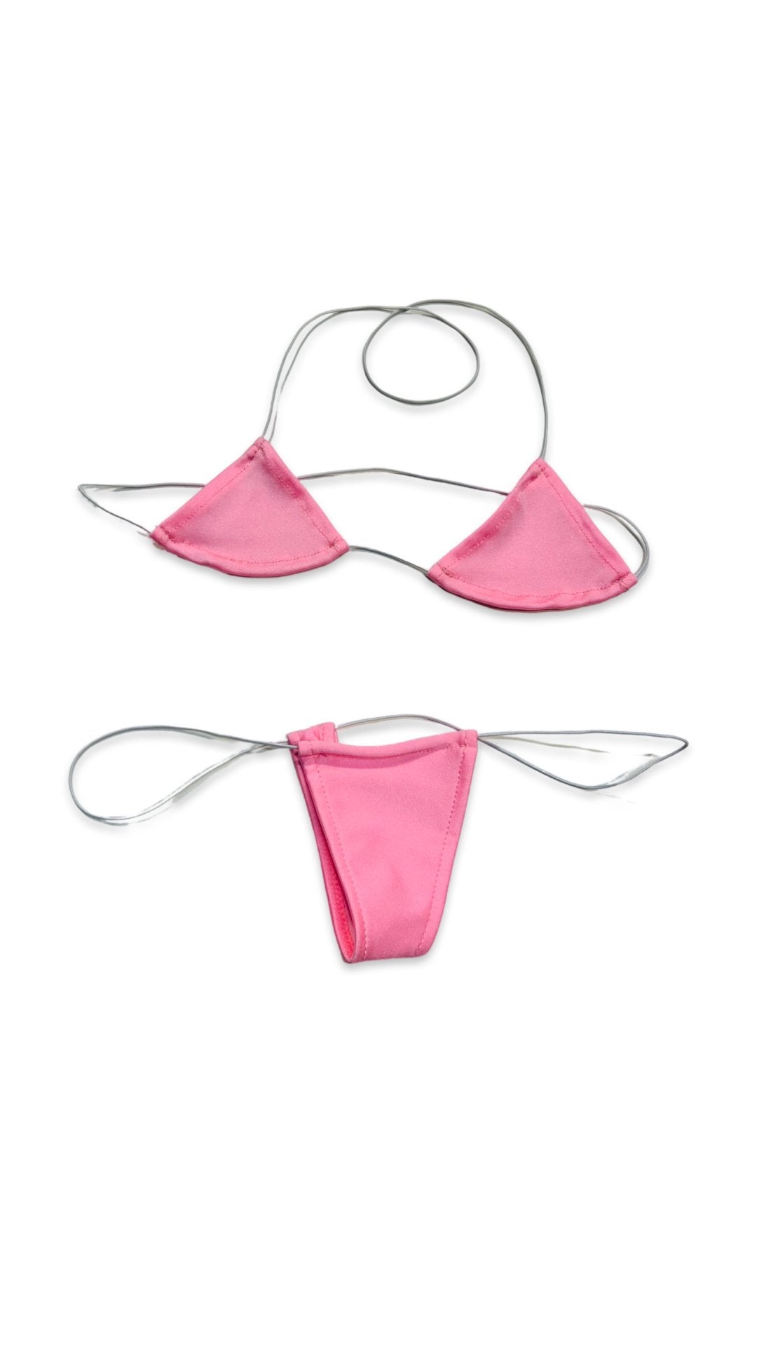 Micro Nudie Bikini Baby Pink - Model Express VancouverLingerie