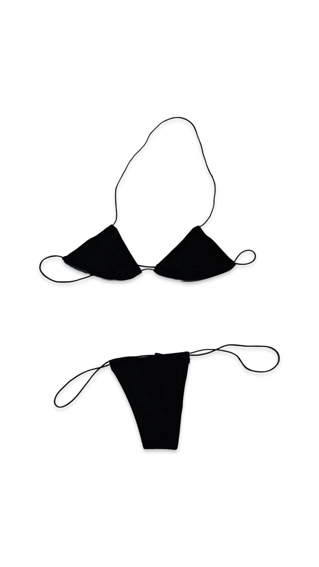 Micro Nudie Bikini Black - Model Express VancouverLingerie