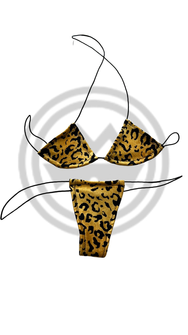 Micro Nudie Bikini Leopard - Model Express VancouverLingerie