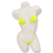 Micro Nudie Bikini Neon Yellow - Model Express VancouverLingerie