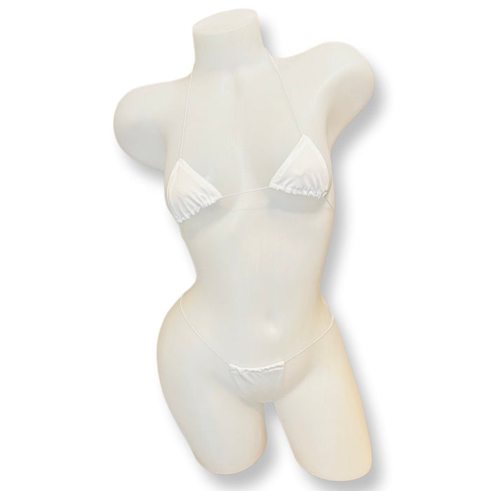 Micro Nudie Bikini White - Model Express VancouverBikini