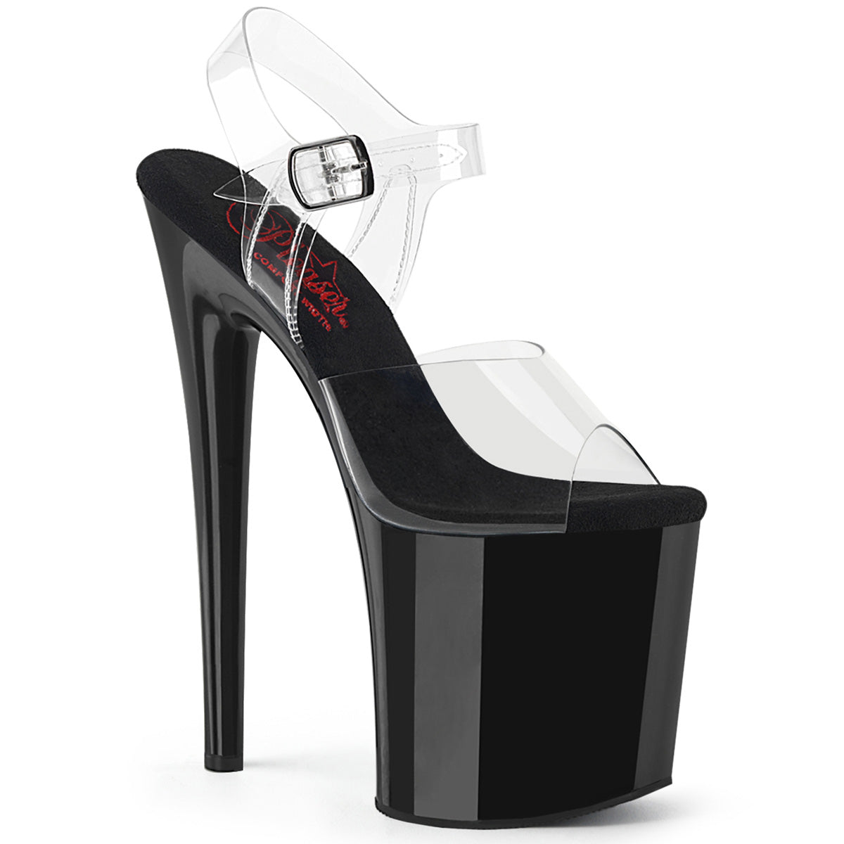 Pleasers Naughty-808 - Clr/Blk