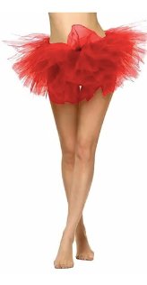 Organza Tutu Light Red - Model Express VancouverClothing