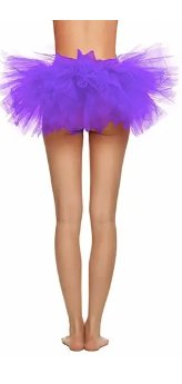 Organza Tutu Purple - Model Express VancouverClothing