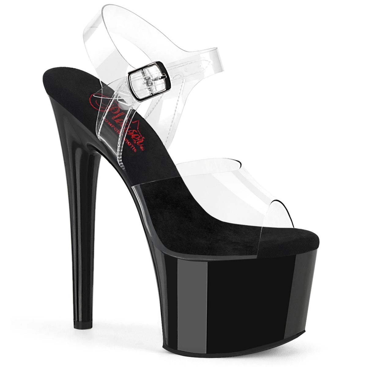 Pleasers Passion-708 - Clr/Blk