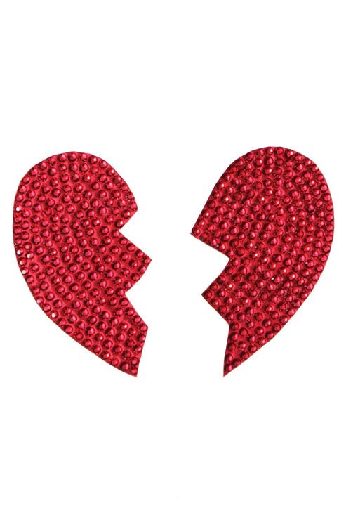 Pasties Broken Heart Red - Model Express VancouverAccessories