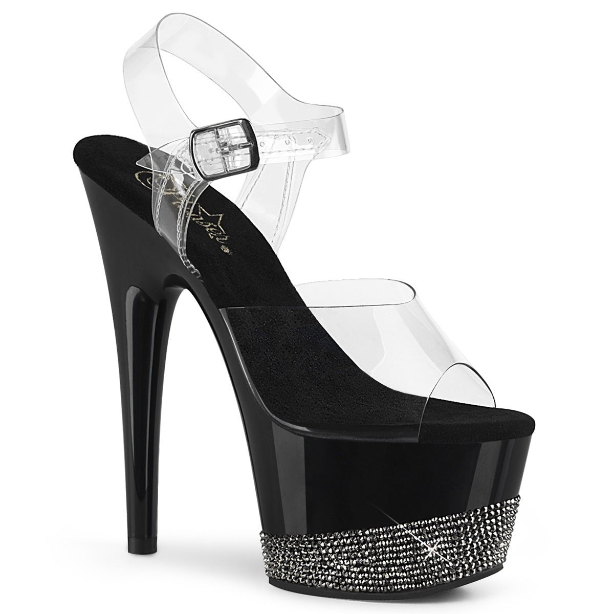 Pleaser Adore 708-3 Black - Model Express VancouverShoes