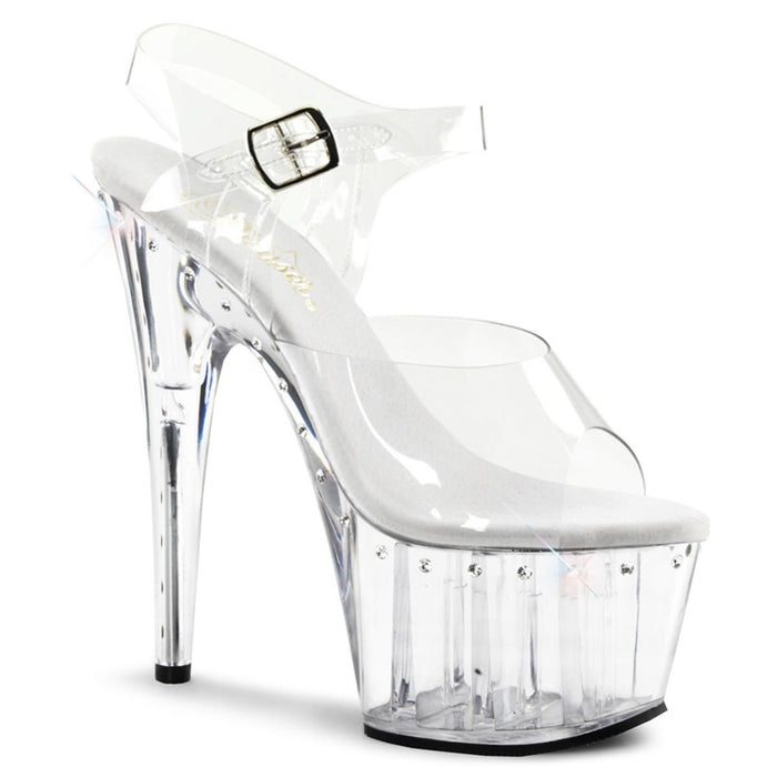 Pleaser Adore 708LS Clear - Model Express VancouverShoes