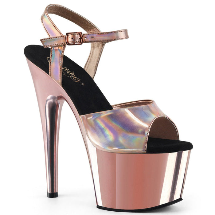 Pleaser Adore 709HGCG Rose Gold Chrome - Model Express VancouverShoes