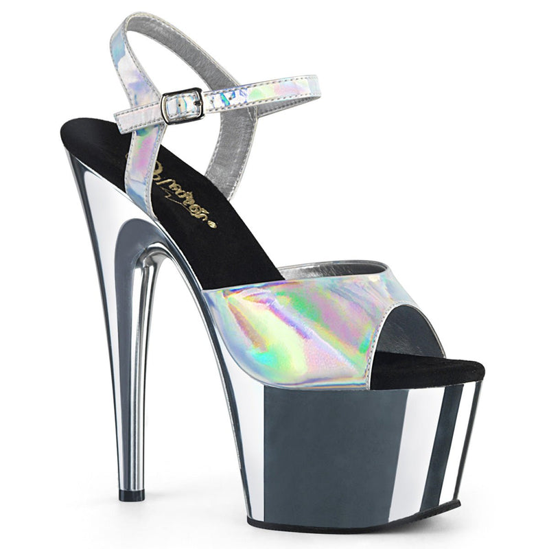 Pleaser Adore 709HGCG Silver Chrome - Model Express VancouverShoes