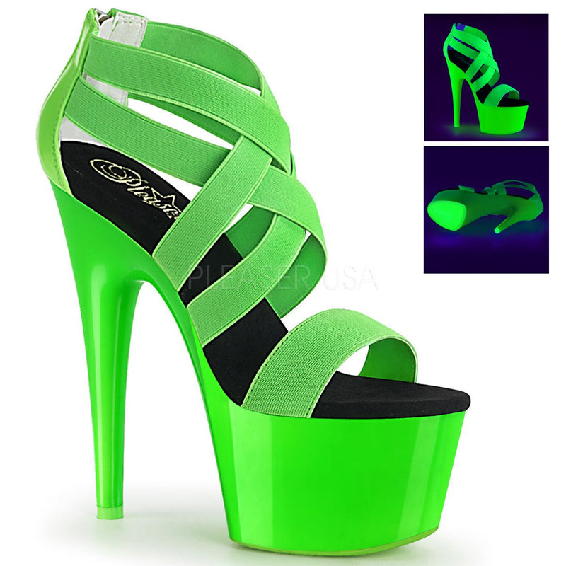 Pleaser Adore 769UV Neon Green - Model Express VancouverShoes