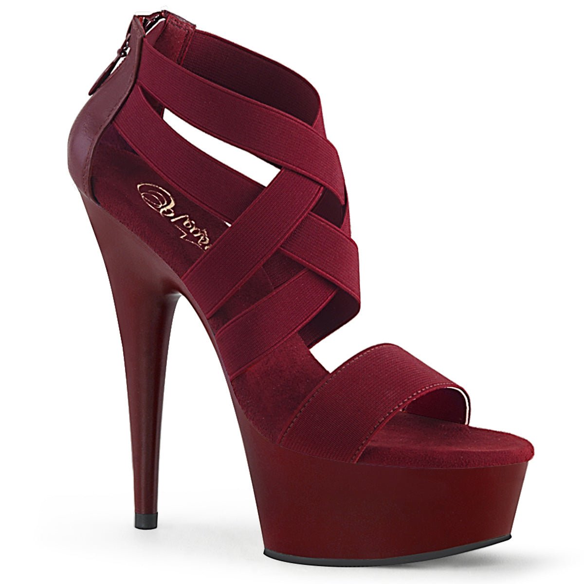 Pleaser Delight 669 Burgundy - Model Express VancouverShoes