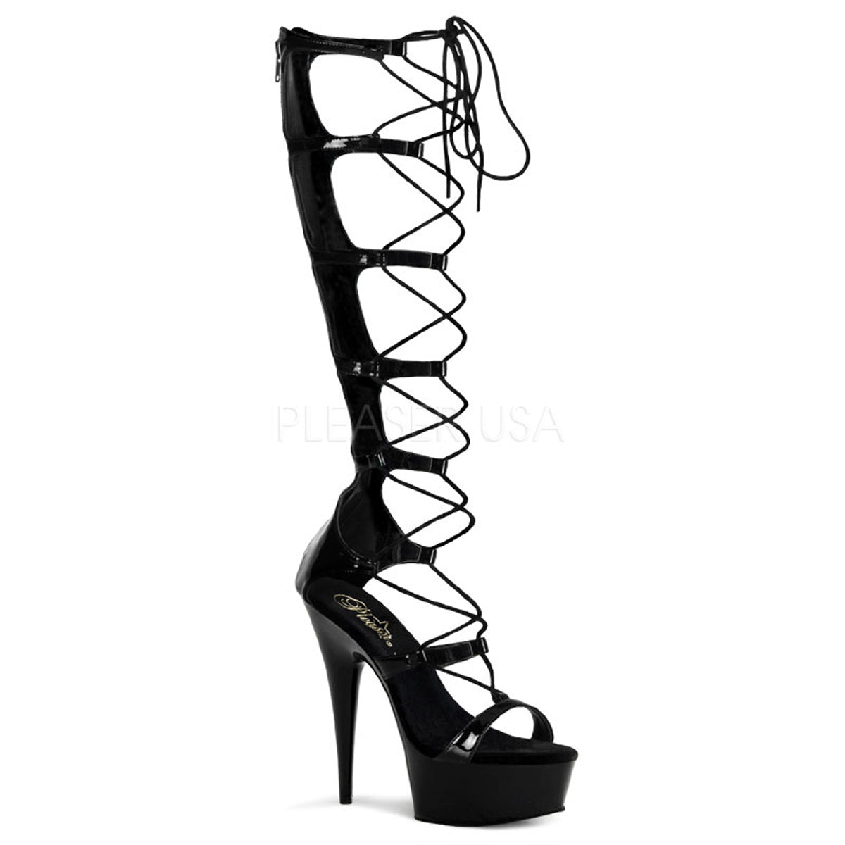 Pleaser Delight 698 Black - Model Express VancouverBoots