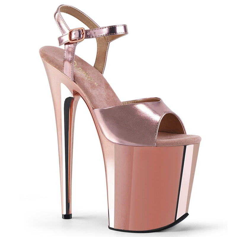 Pleaser Flamingo 809 Rose Gold - Model Express VancouverShoes